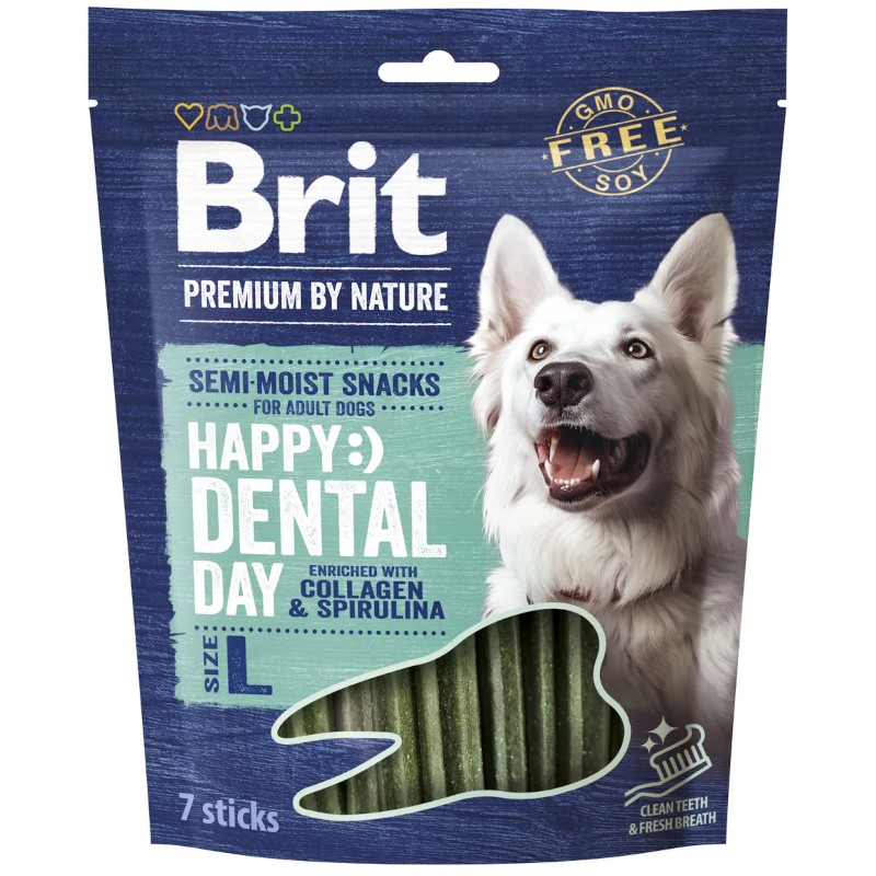 Brit Premium by Nature Snacks Happy Dental Day with Collagen & Spirulina L