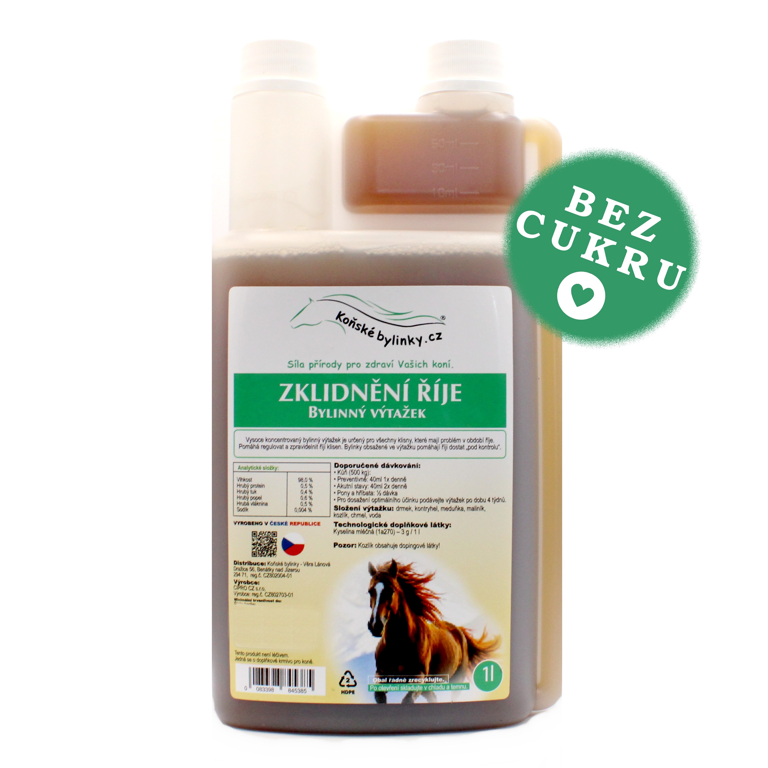 Bylinný výtažek - Zklidnění říje 1l