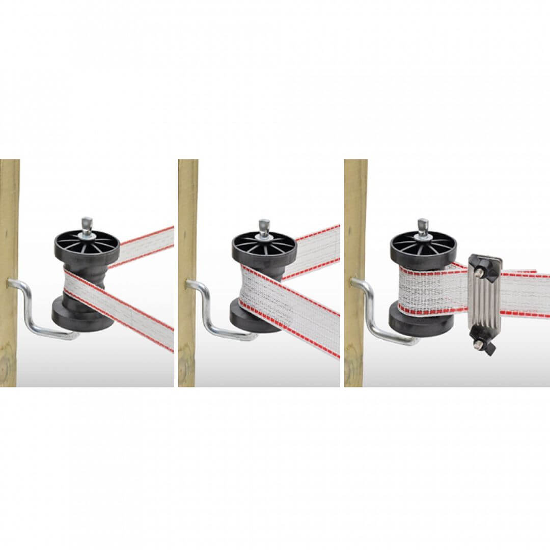 Izolátor pro elektrický ohradník rohový plochý do 40mm - 2 ks