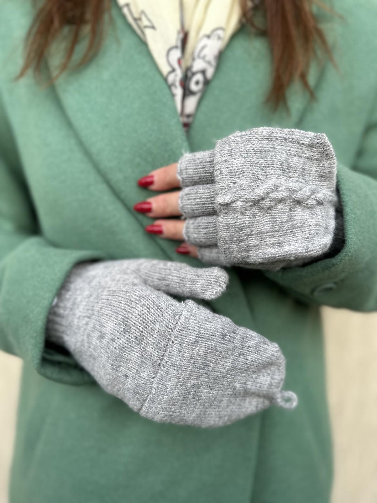 Prstové rukavice 2v1