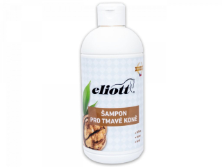 Eliott - Veterinární šampon pro tmavé koně s ořechem 500ml