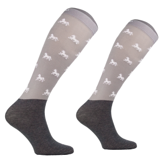 Podkolenky Comodo Microfibre horse lightgrey