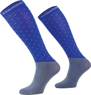 Podkolenky Comodo Microfibre dot royal