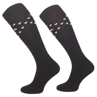Podkolenky Comodo Functional heart black