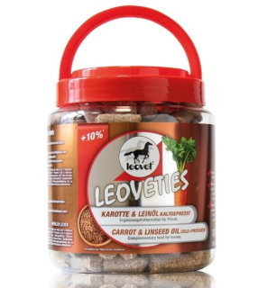 Leovet Leoveties - pamlsky mrkev+lněný olej 1100g