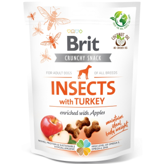 Brit Care Dog Crunchy Cracker Insect with Turkey and Apples 200g