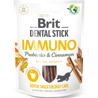 Brit Dog Dental Stick Immuno with Probiotics & Cinnamon 7 pcs 251g