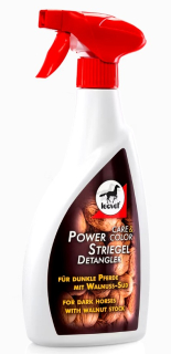 Leovet - Lesk pro tmavé koně s vlašským ořechem (Power Striegel Walnuss) 550ml